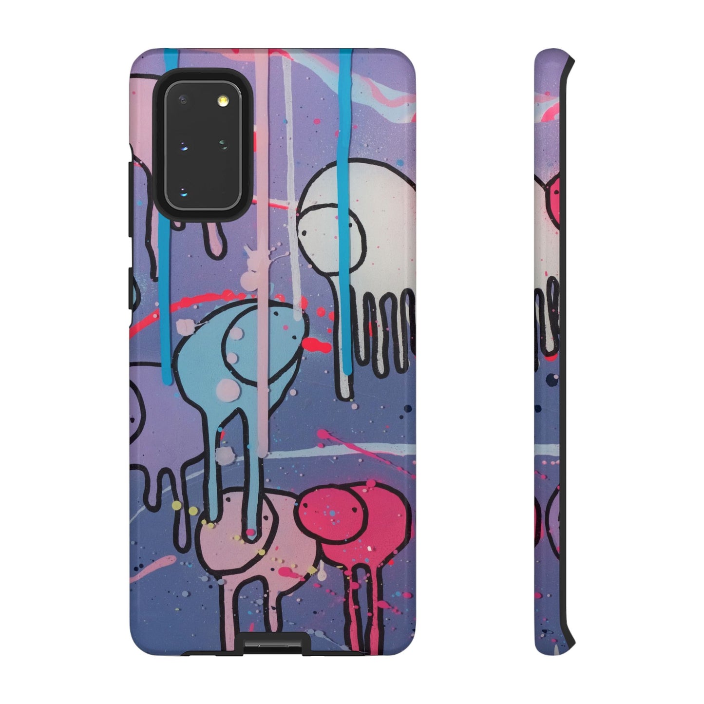 RAINING COWS "Purple Alley Streets" Phone Case