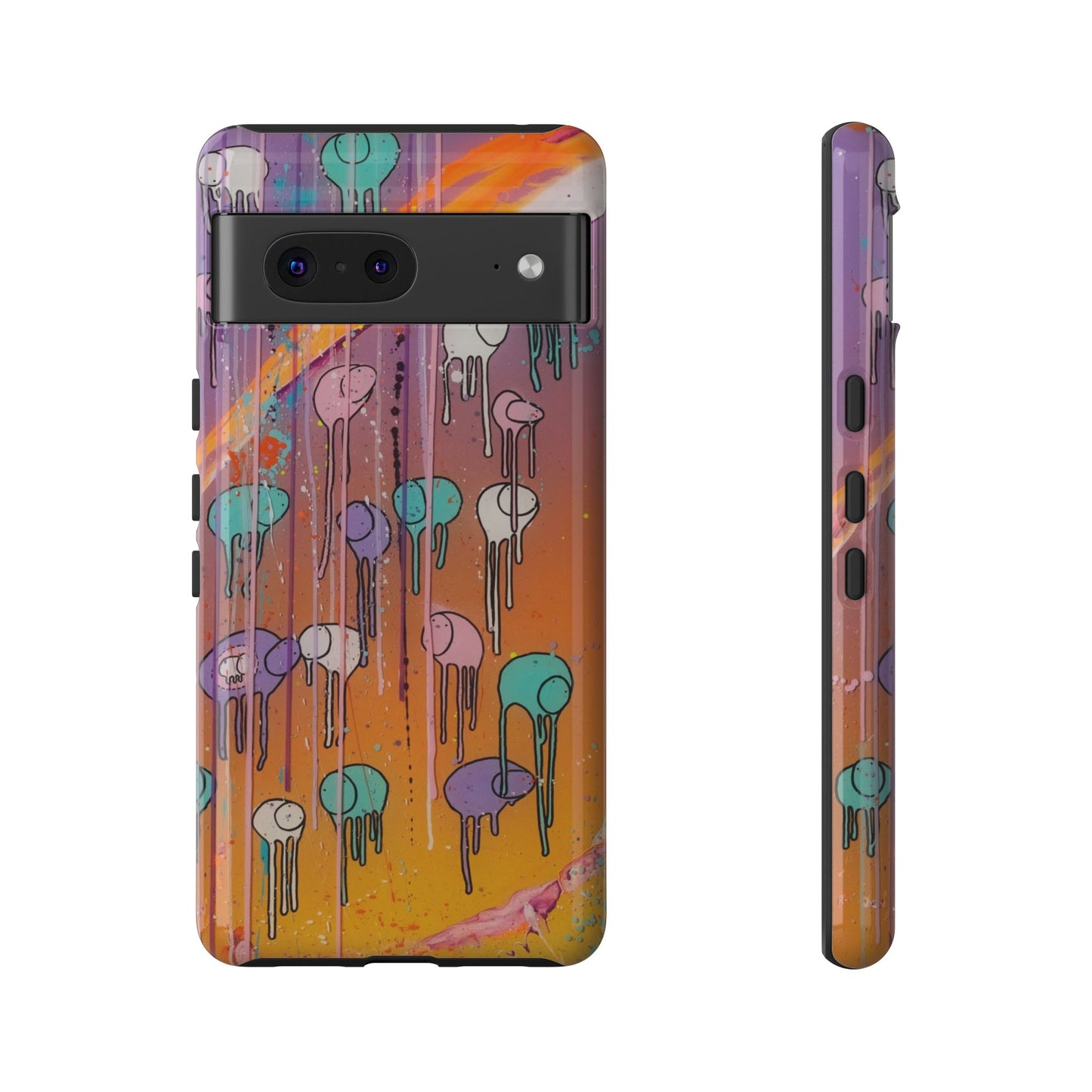 RAINING COWS "Purple Sunset with a Yellow Twist" Phone Case