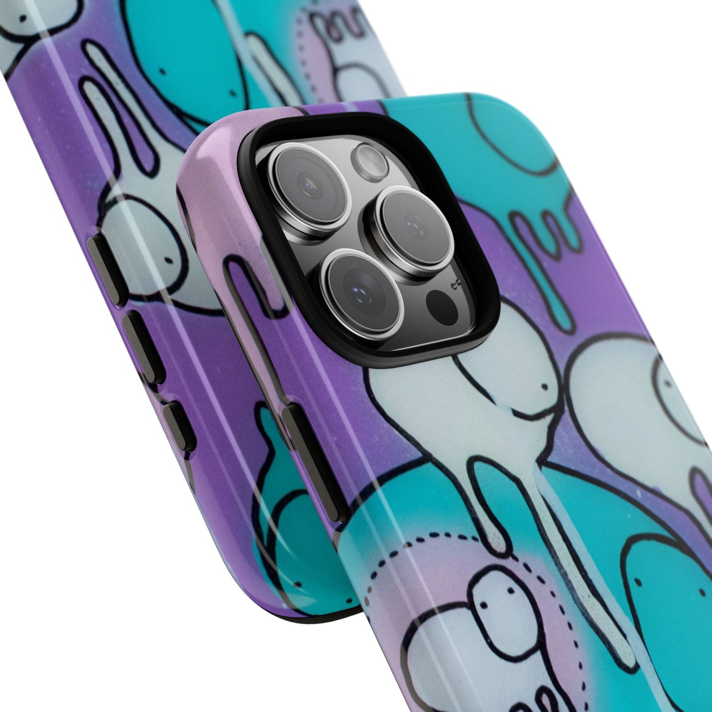 RAINING COWS "Yellow Interference" Phone Case