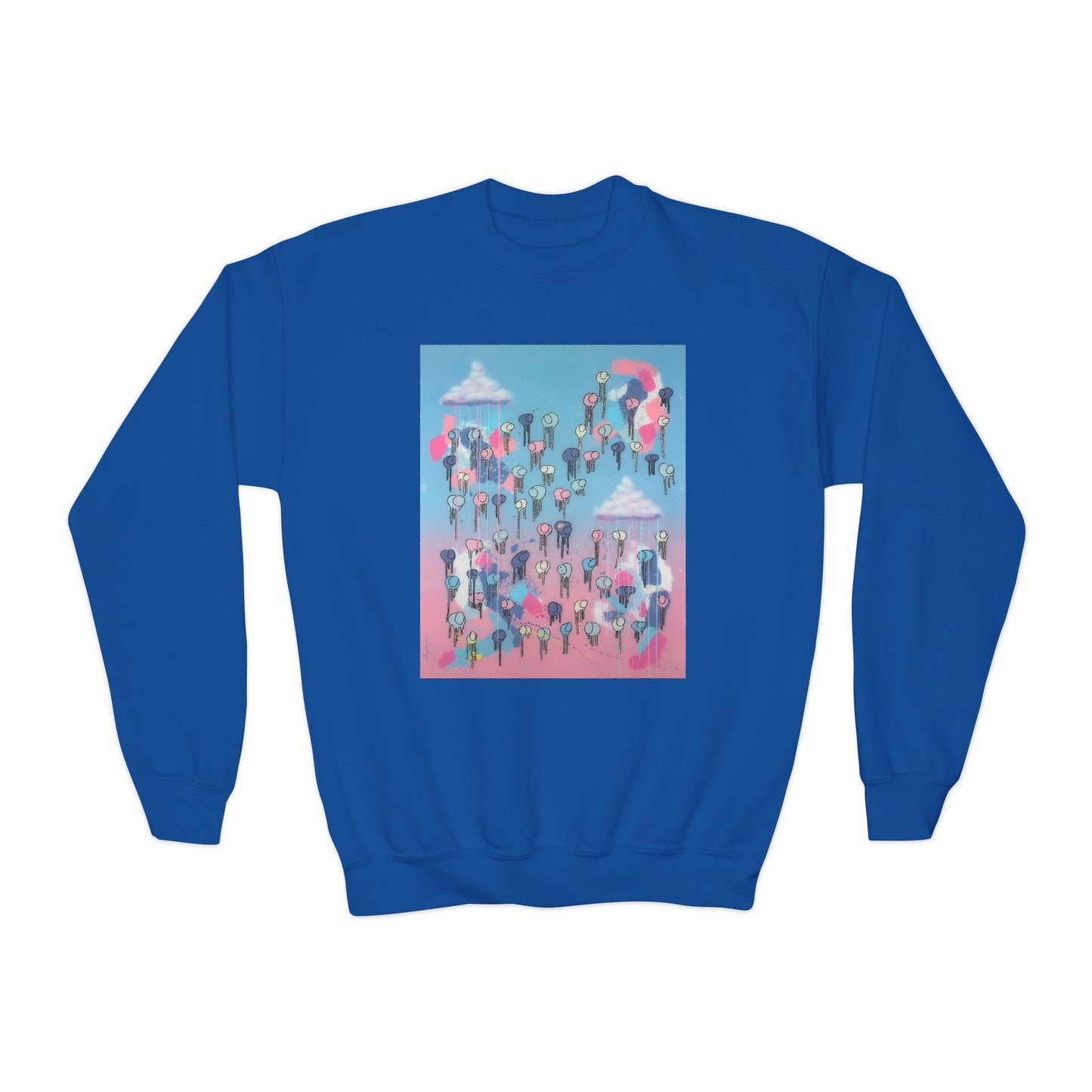 RAINING COWS "Sky Blossom" Kids Sweatshirt