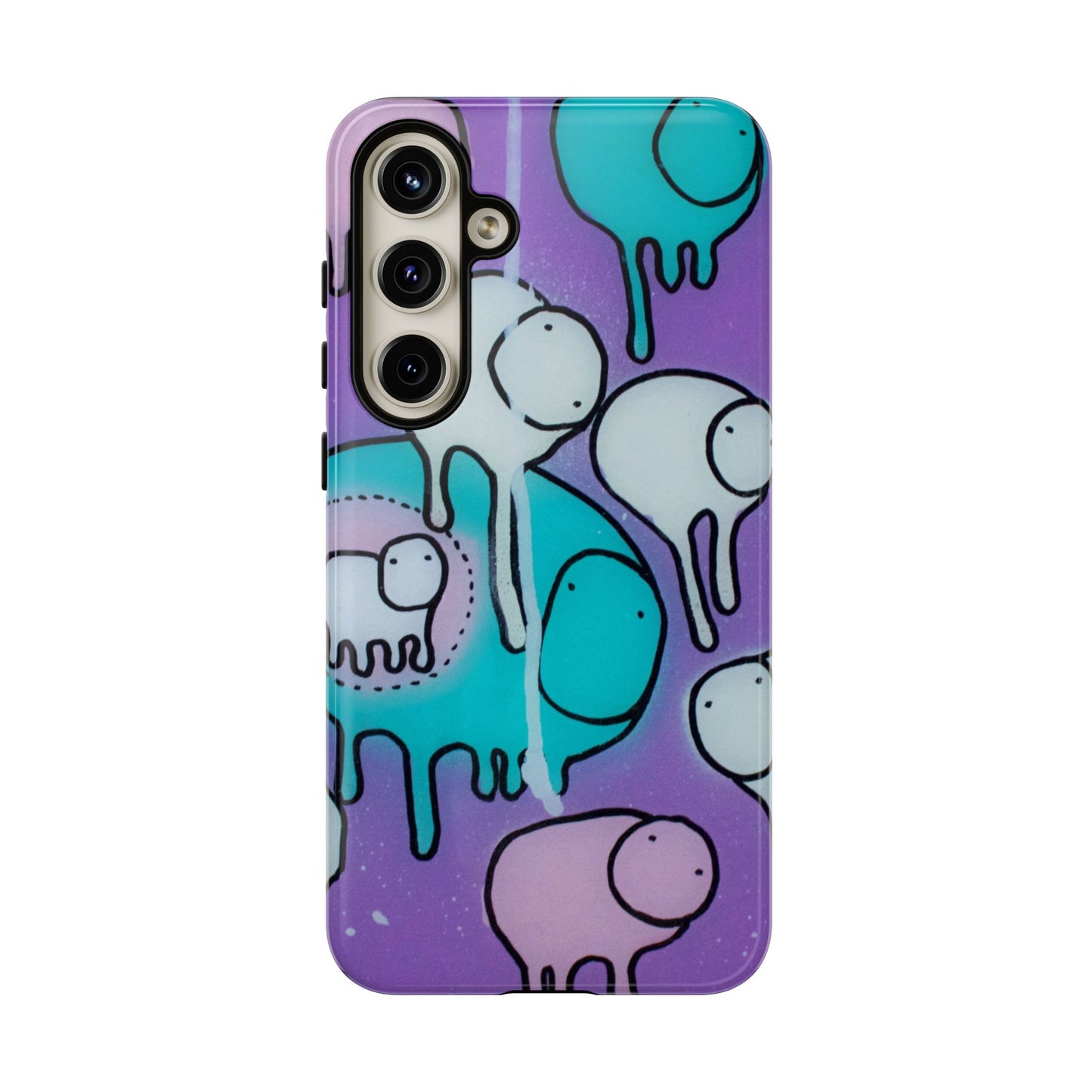 RAINING COWS "Yellow Interference" Phone Case