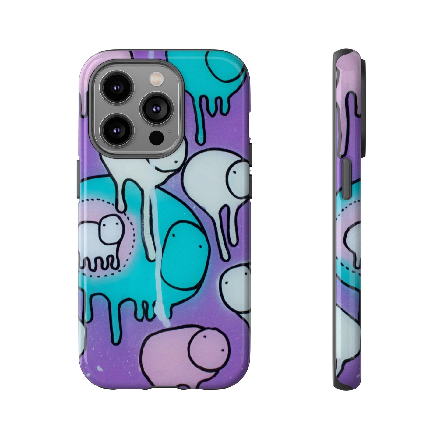 RAINING COWS "Yellow Interference" Phone Case