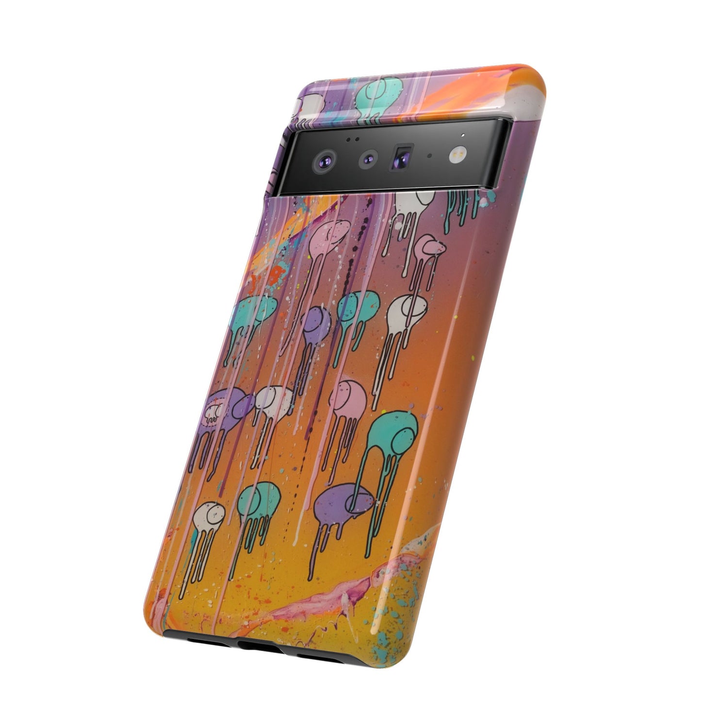 RAINING COWS "Purple Sunset with a Yellow Twist" Phone Case