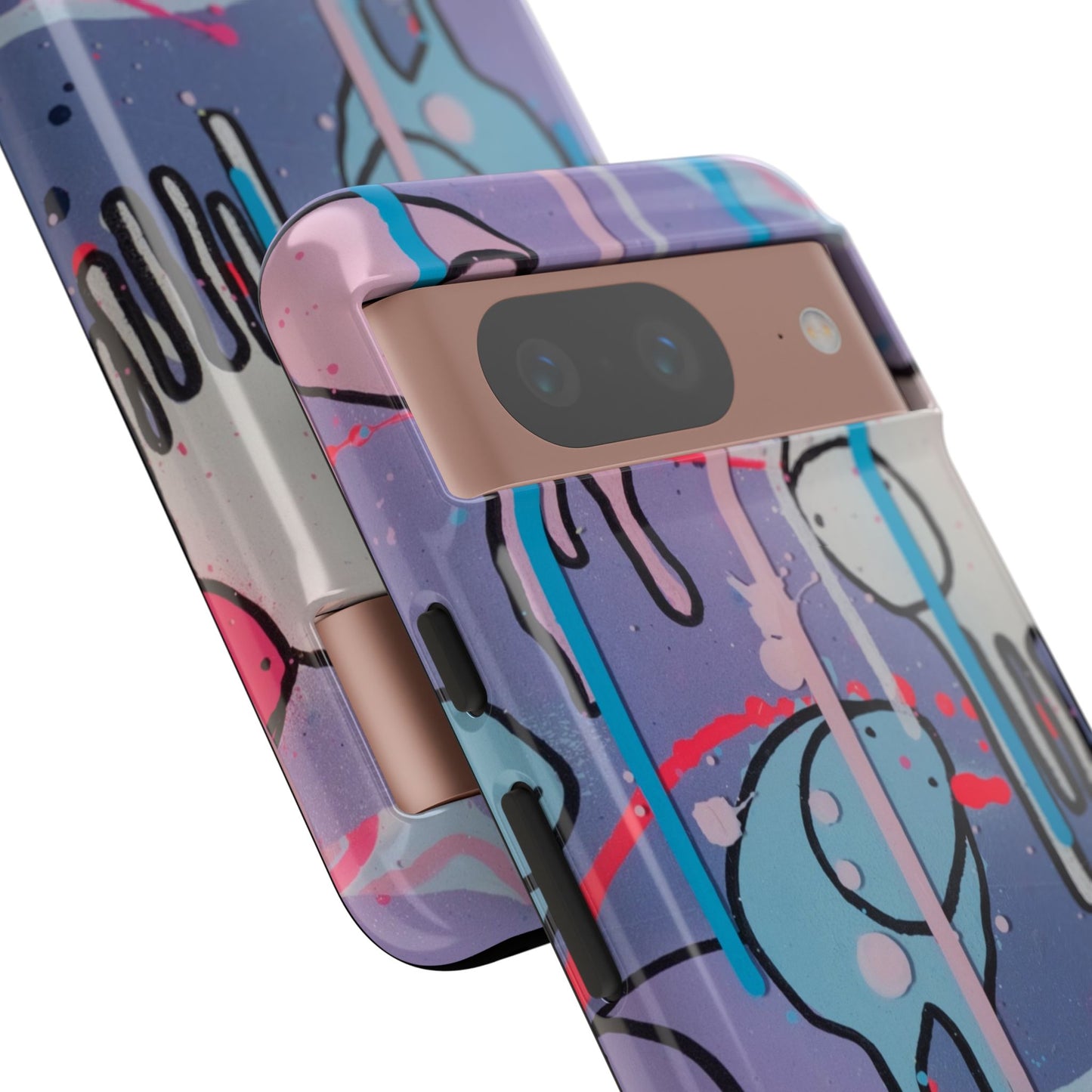 RAINING COWS "Purple Alley Streets" Phone Case