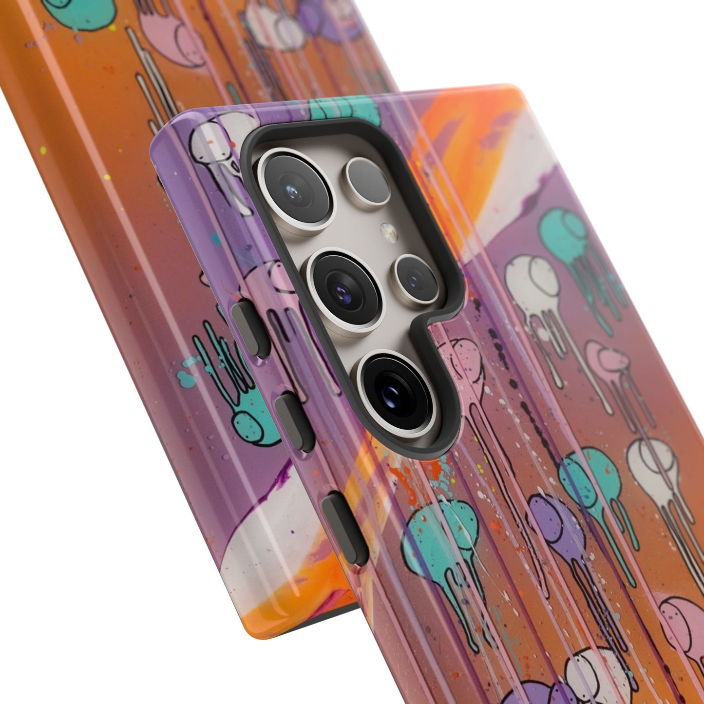 RAINING COWS "Purple Sunset with a Yellow Twist" Phone Case