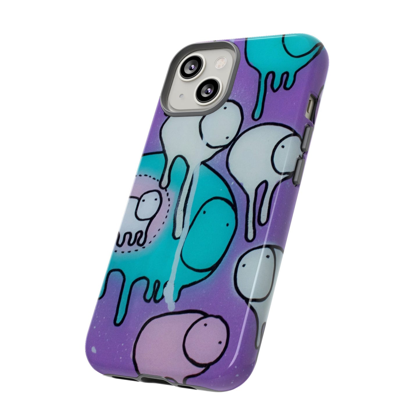 RAINING COWS "Yellow Interference" Phone Case
