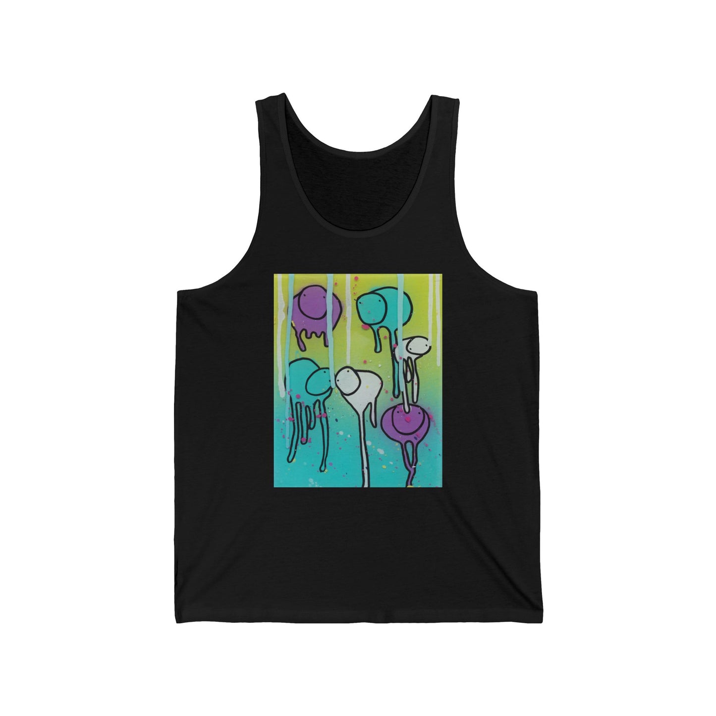 RAINING COWS "Lime Sunrise" Tank Top