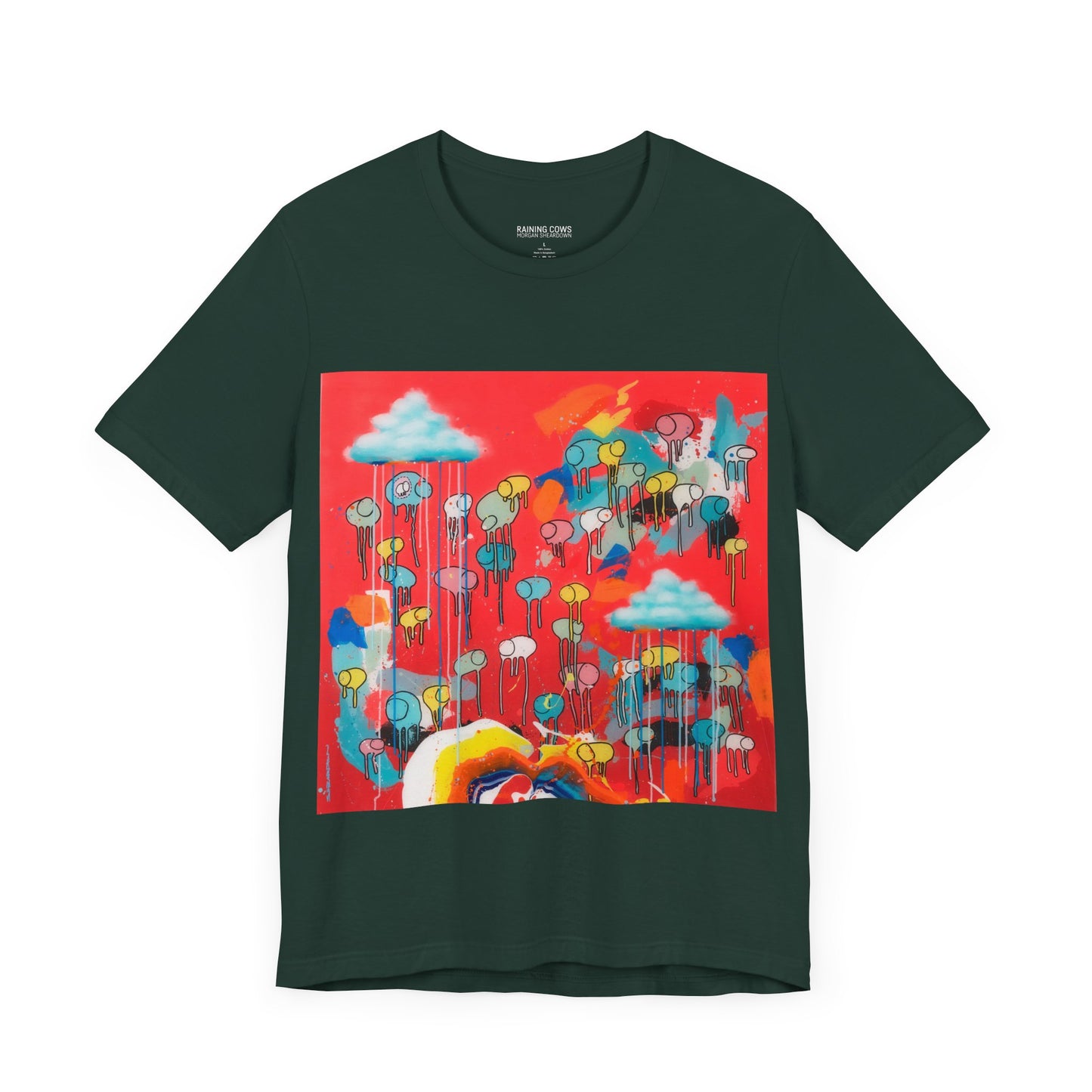 RAINING COWS "Rainbow After The Storm" T-Shirt
