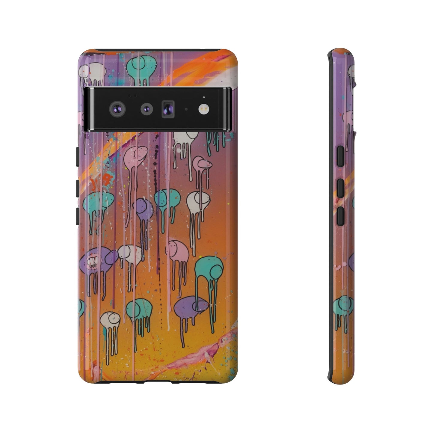 RAINING COWS "Purple Sunset with a Yellow Twist" Phone Case