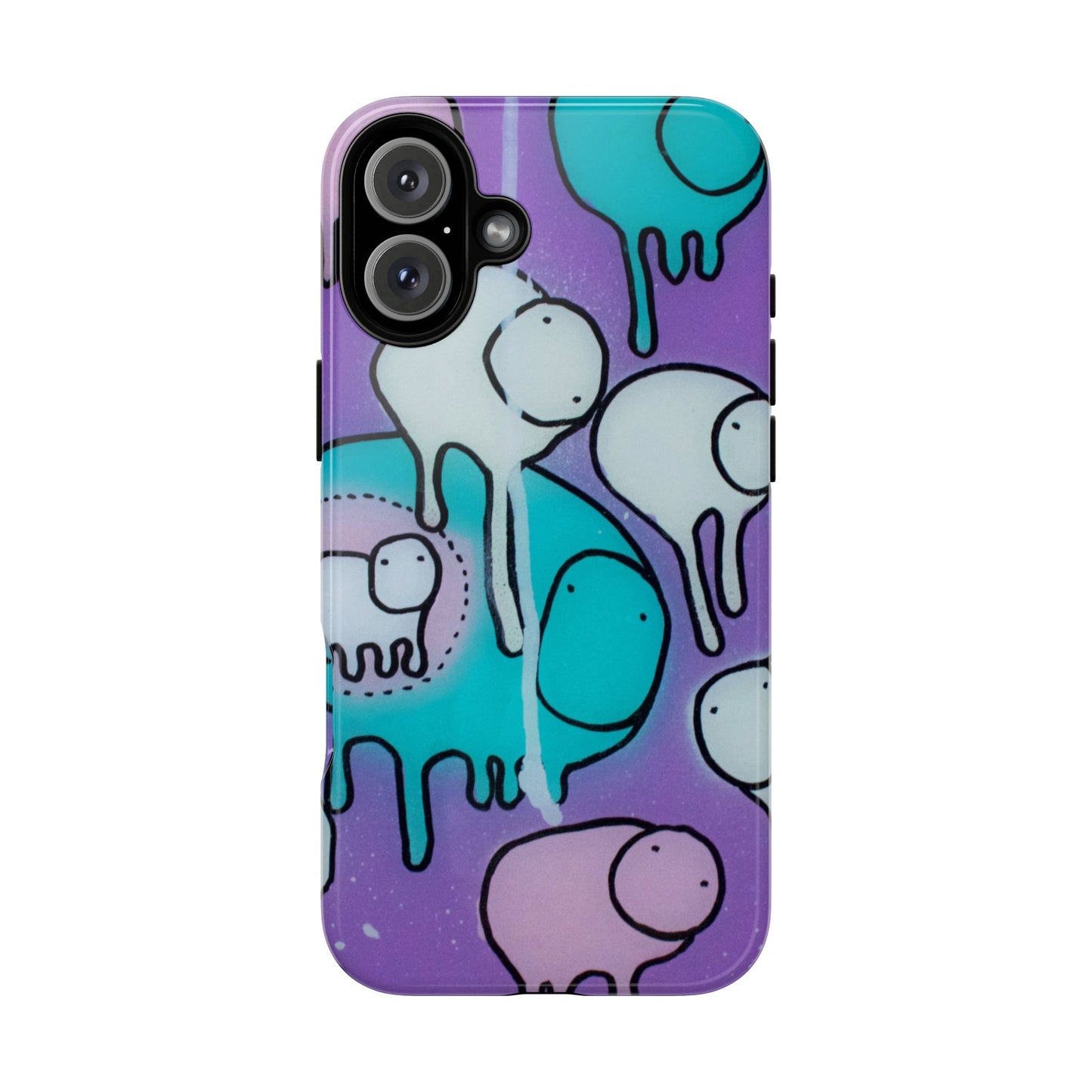 RAINING COWS "Yellow Interference" Phone Case