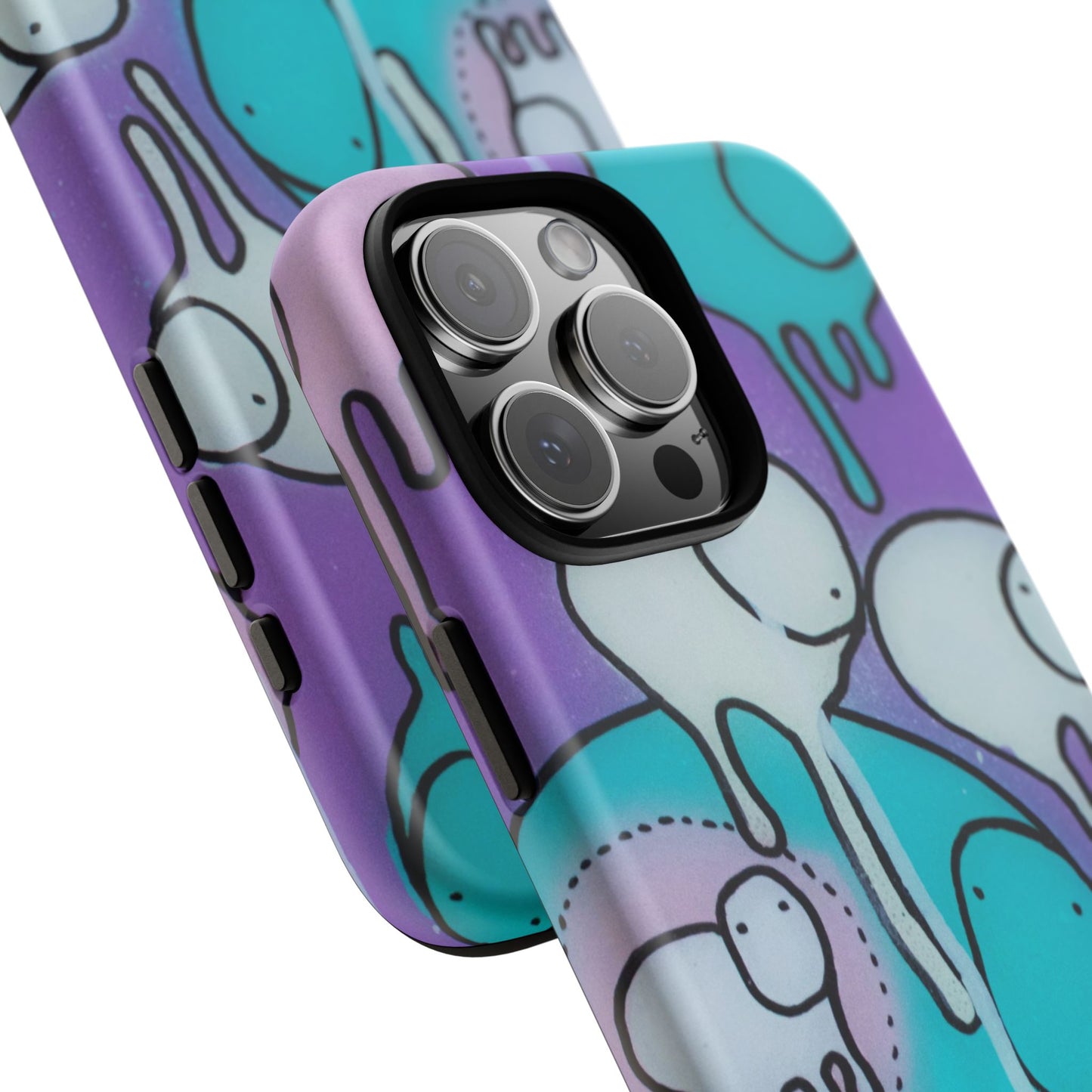 RAINING COWS "Yellow Interference" Phone Case