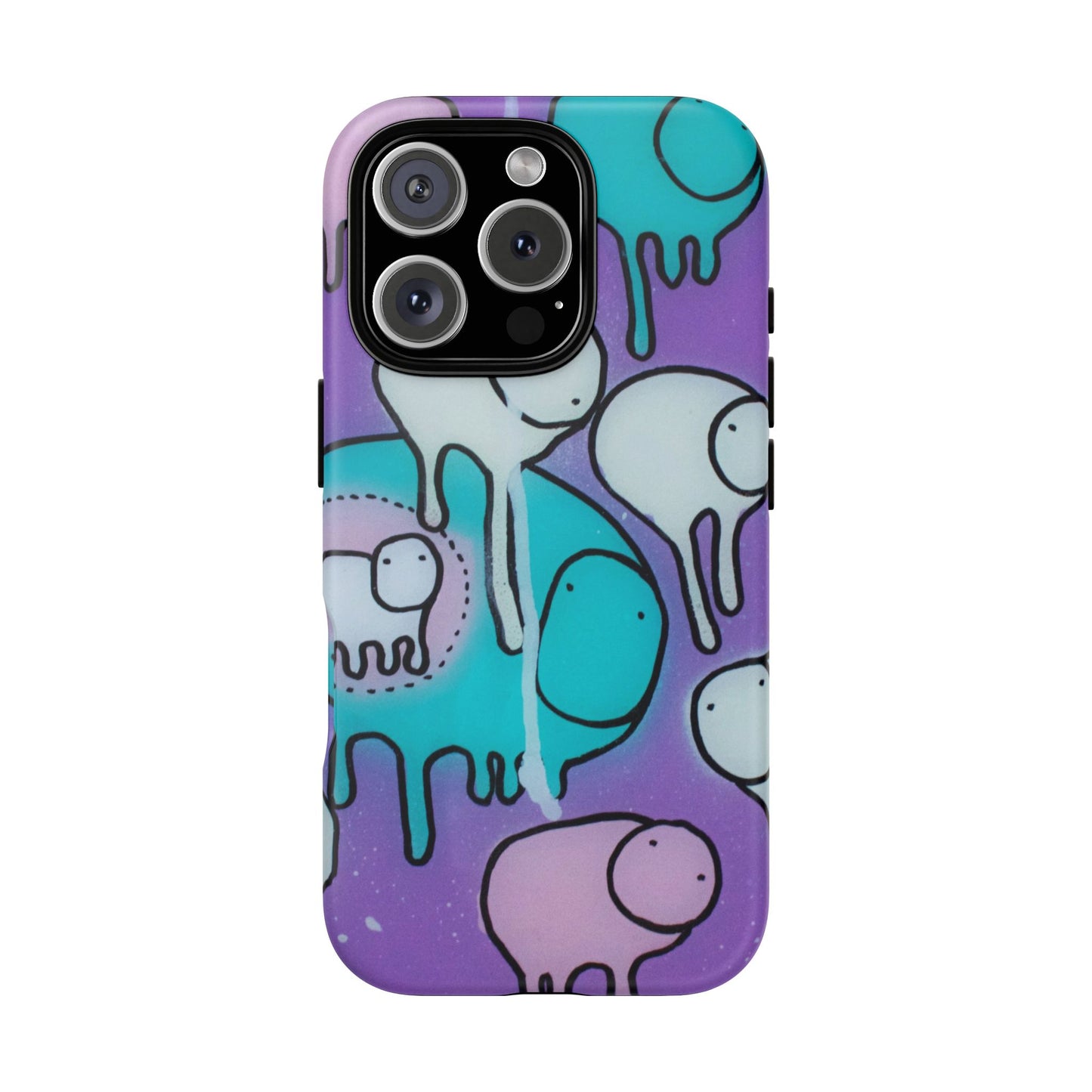 RAINING COWS "Yellow Interference" Phone Case