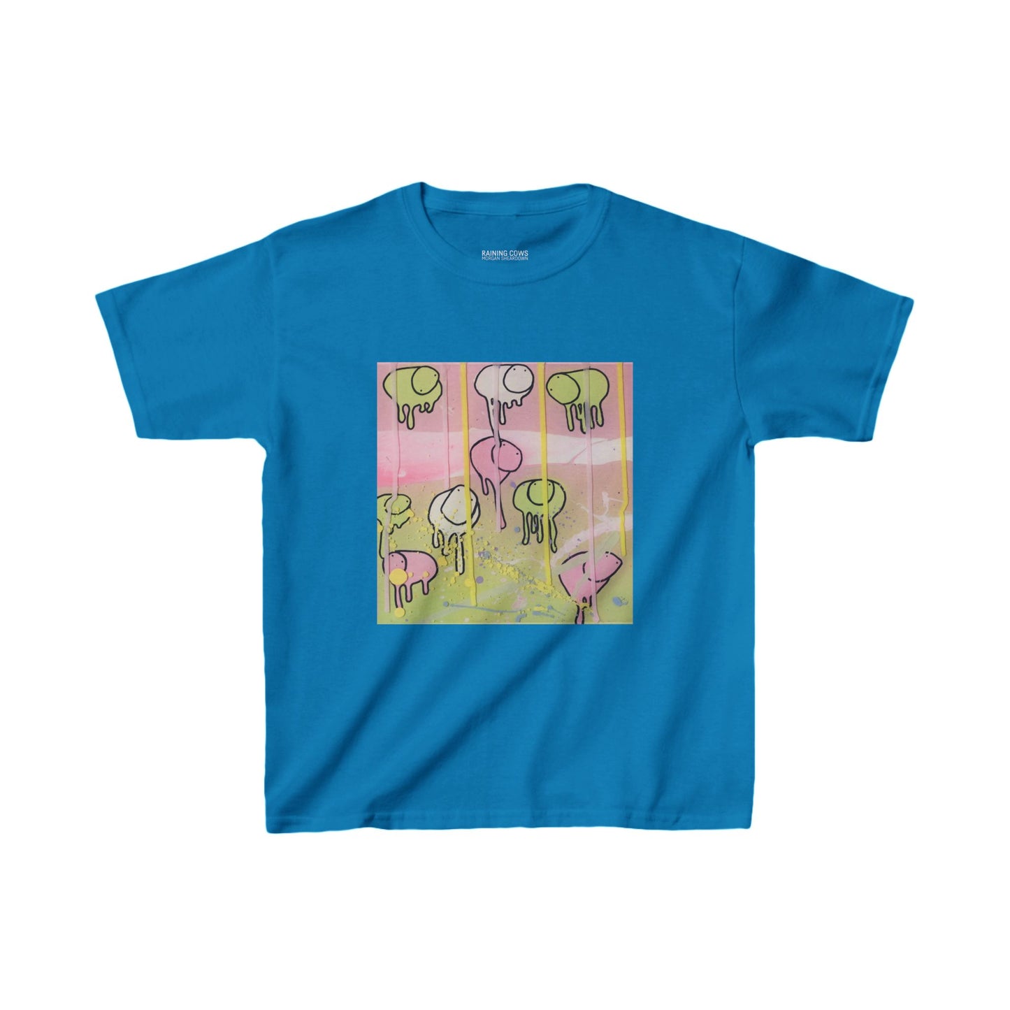 RAINING COWS "Camouflaged Lightning" Kids Tee