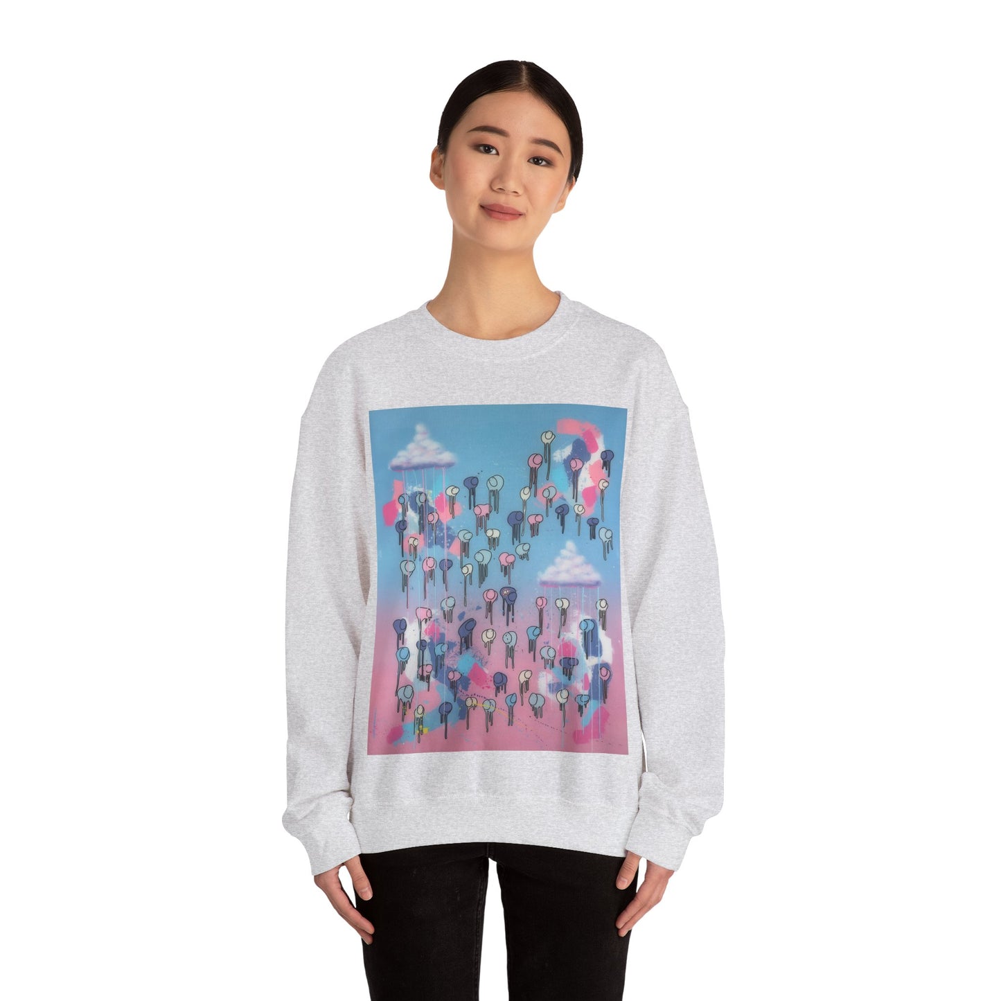 RAINING COWS "Sky Blossom" Sweatshirt
