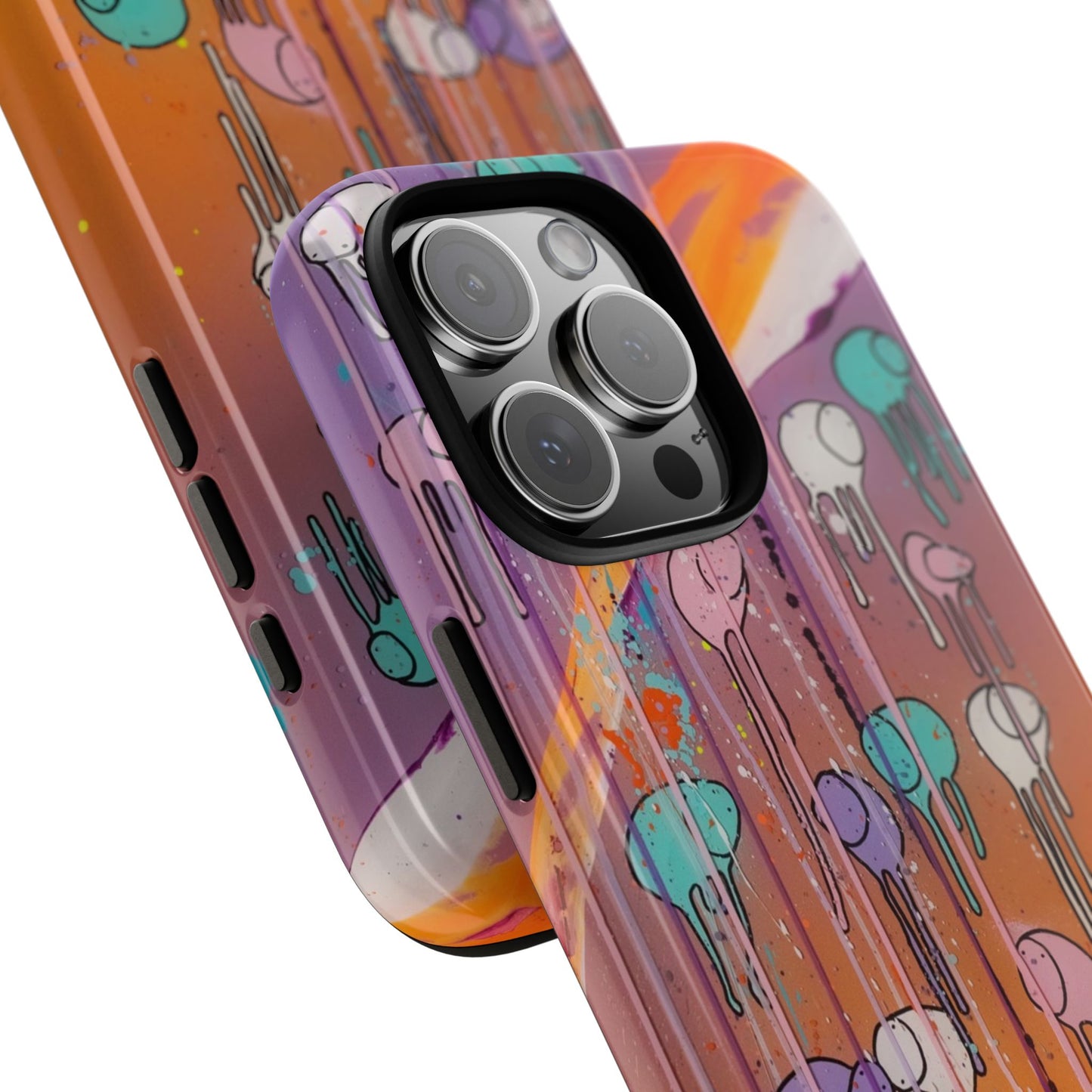 RAINING COWS "Purple Sunset with a Yellow Twist" Phone Case