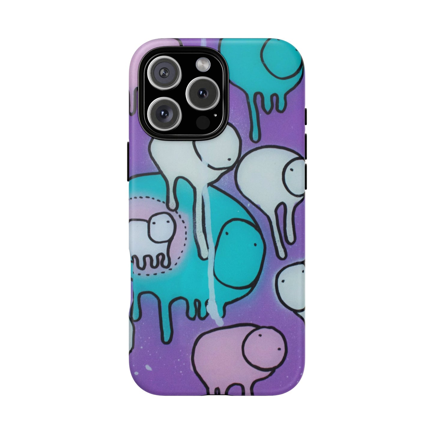 RAINING COWS "Yellow Interference" Phone Case