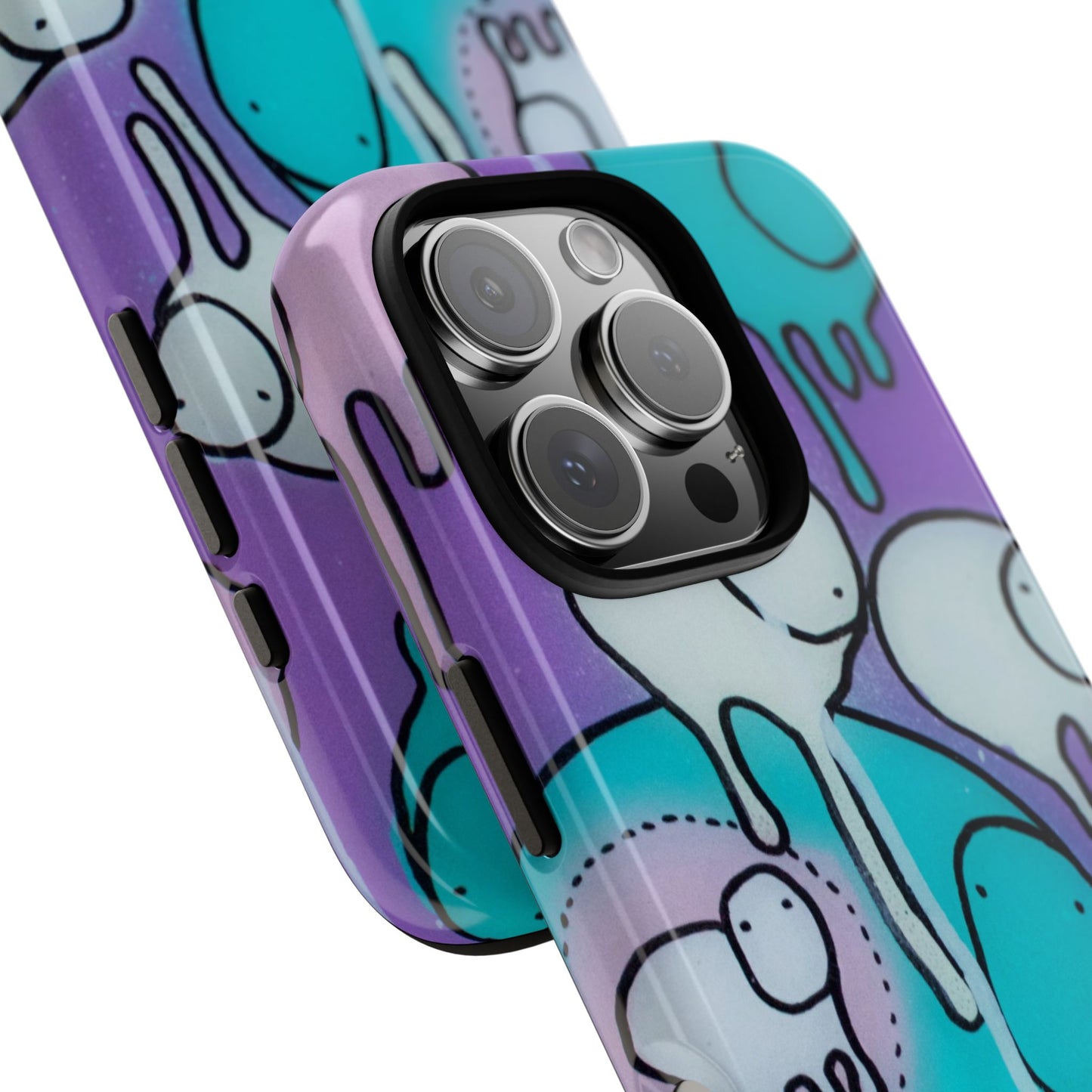 RAINING COWS "Yellow Interference" Phone Case