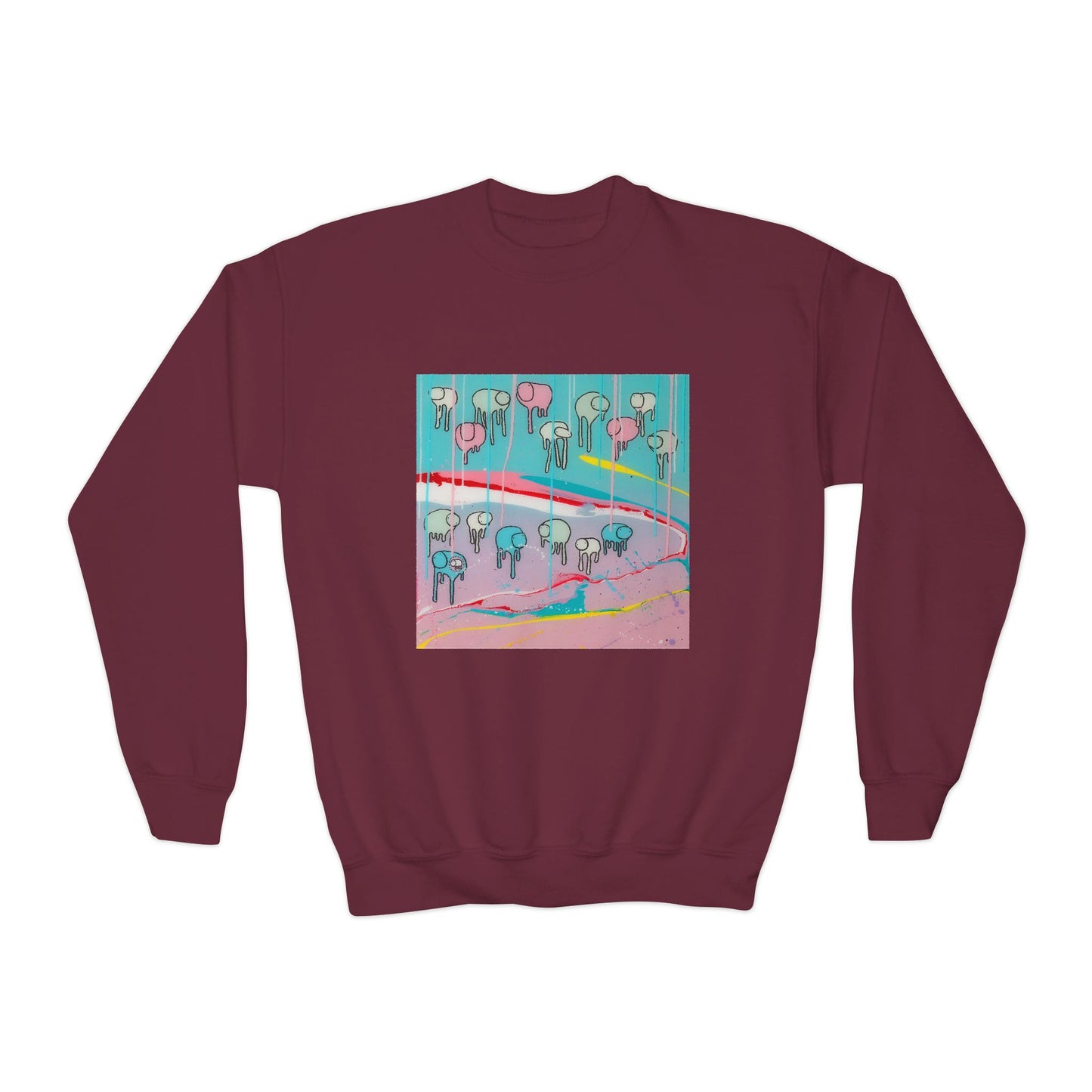 RAINING COWS "Martini Twist" Kids Sweatshirt