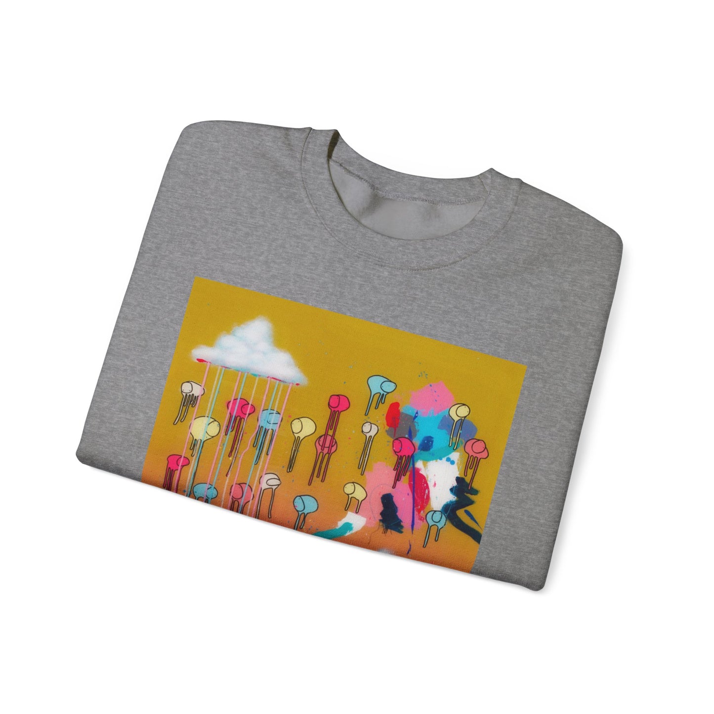 RAINING COWS "Bubble Gum Sun" Sweatshirt