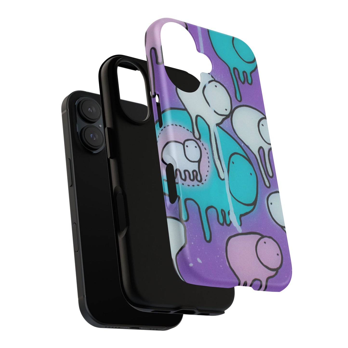 RAINING COWS "Yellow Interference" Phone Case