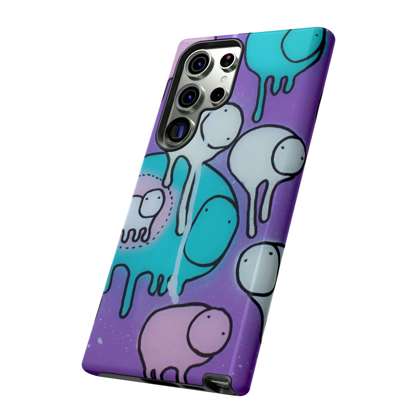 RAINING COWS "Yellow Interference" Phone Case