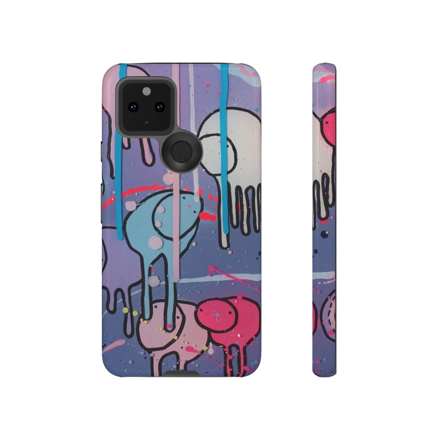 RAINING COWS "Purple Alley Streets" Phone Case
