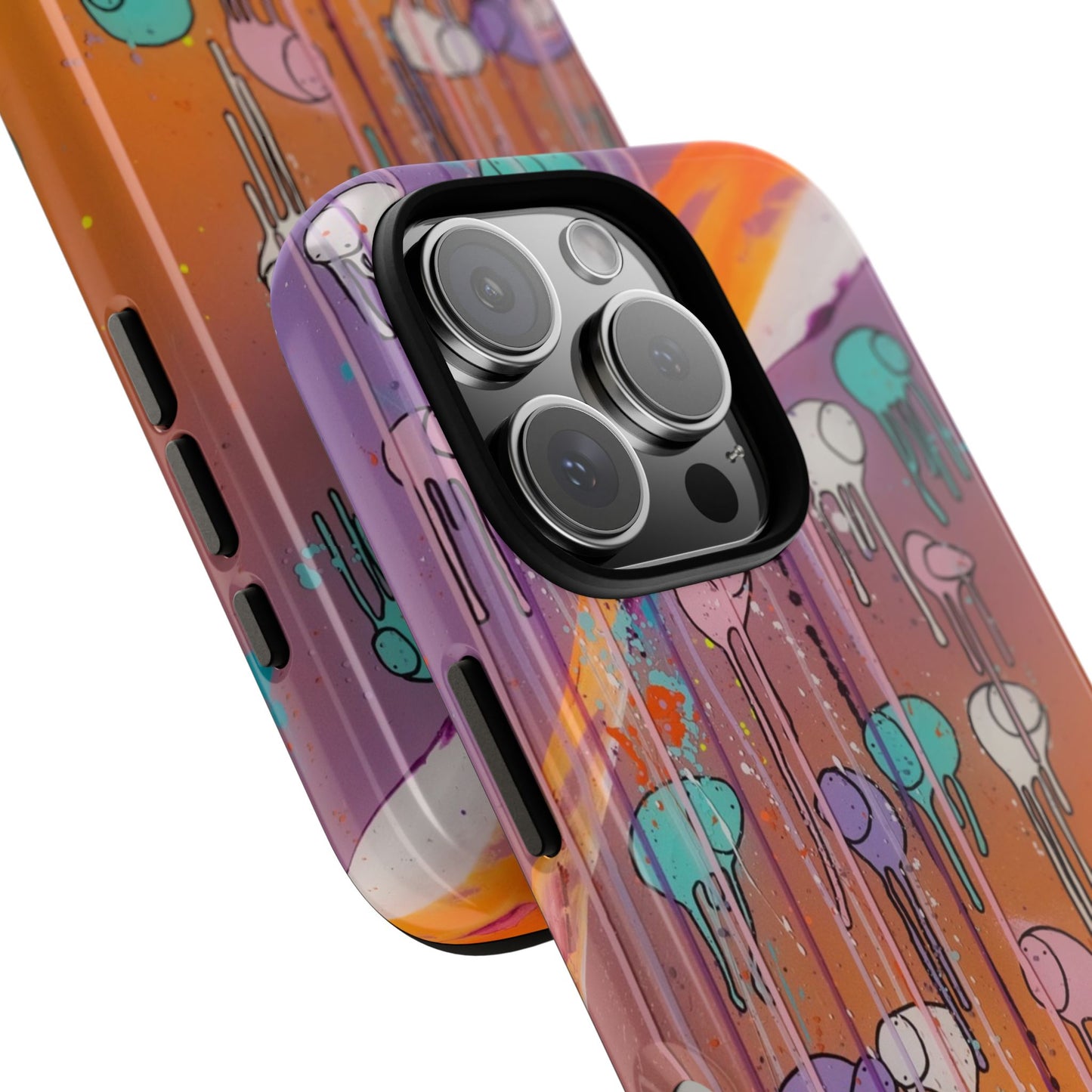 RAINING COWS "Purple Sunset with a Yellow Twist" Phone Case