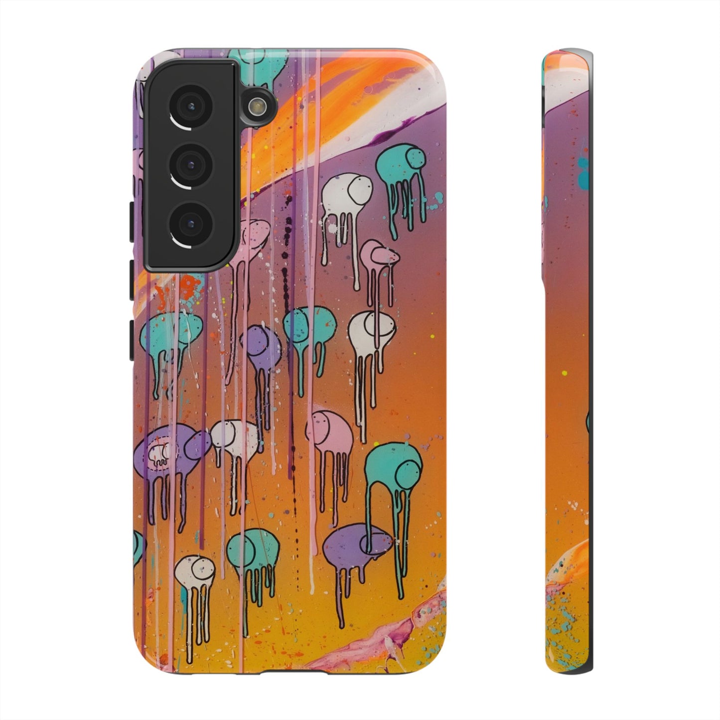 RAINING COWS "Purple Sunset with a Yellow Twist" Phone Case