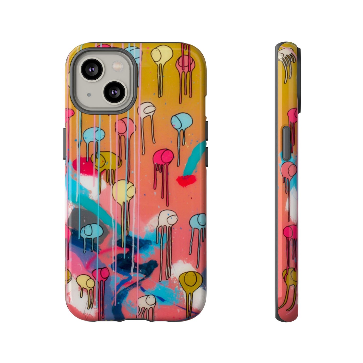 RAINING COWS "Bubble Gum Sun" Phone Case