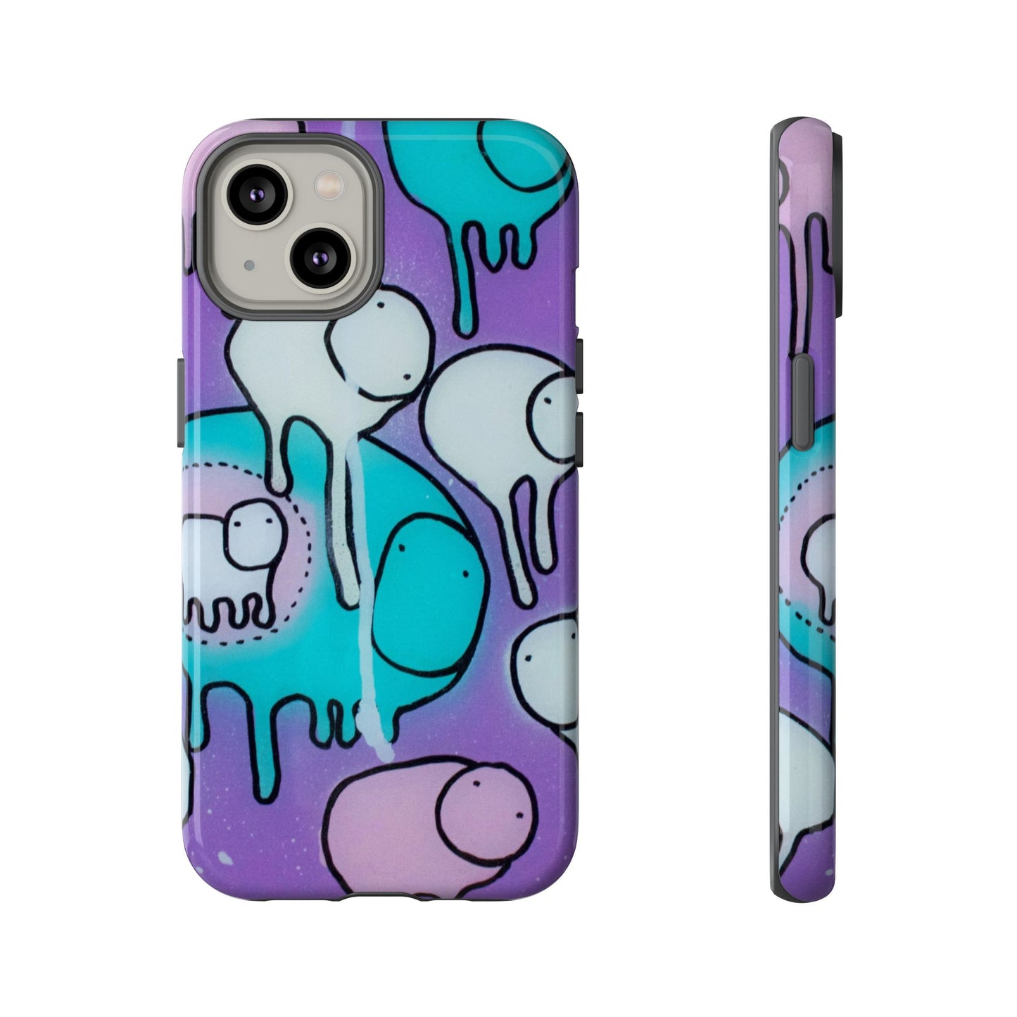 RAINING COWS "Yellow Interference" Phone Case