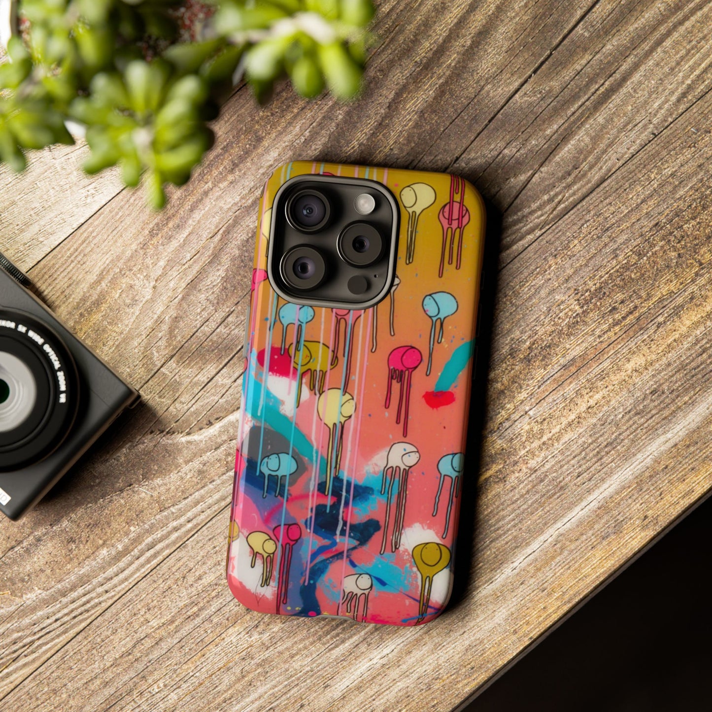 RAINING COWS "Bubble Gum Sun" Phone Case