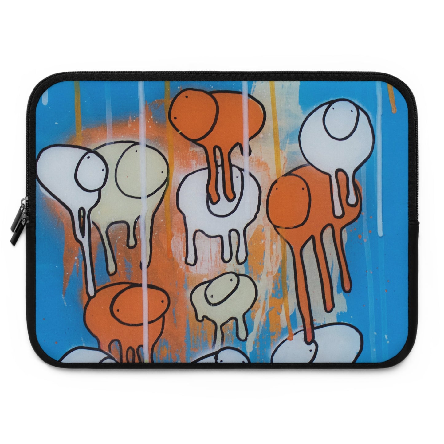 RAINING COWS "Blue Oranges" Laptop Sleeve