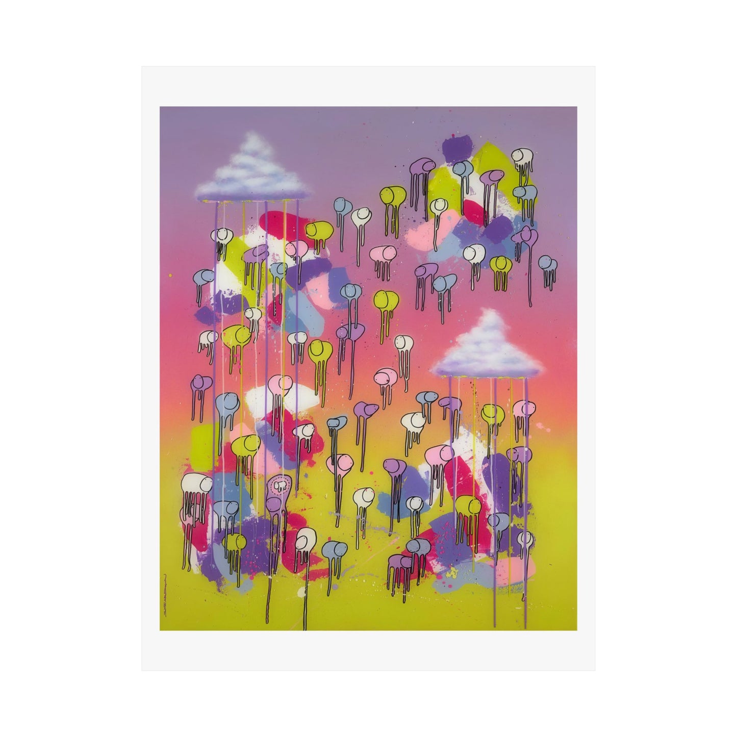 RAINING COWS "Mystical Showers" Print