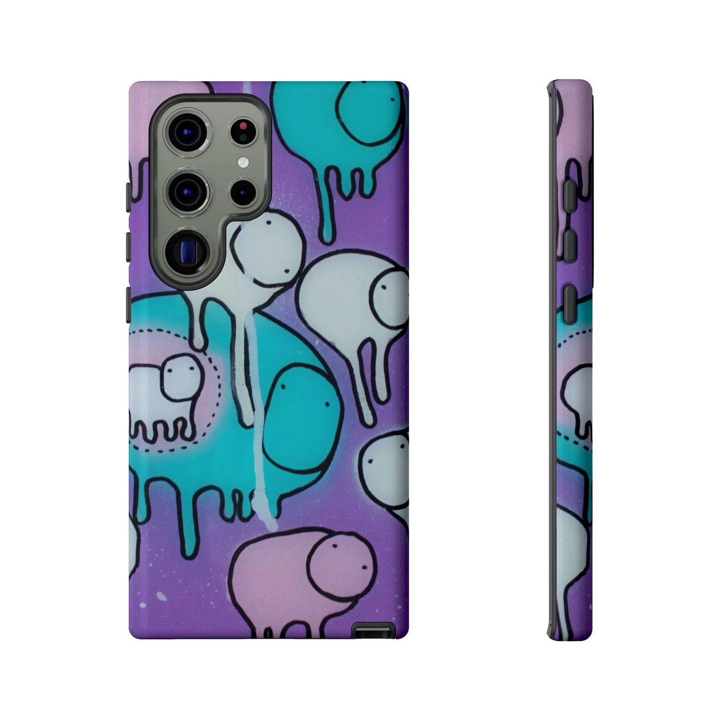 RAINING COWS "Yellow Interference" Phone Case