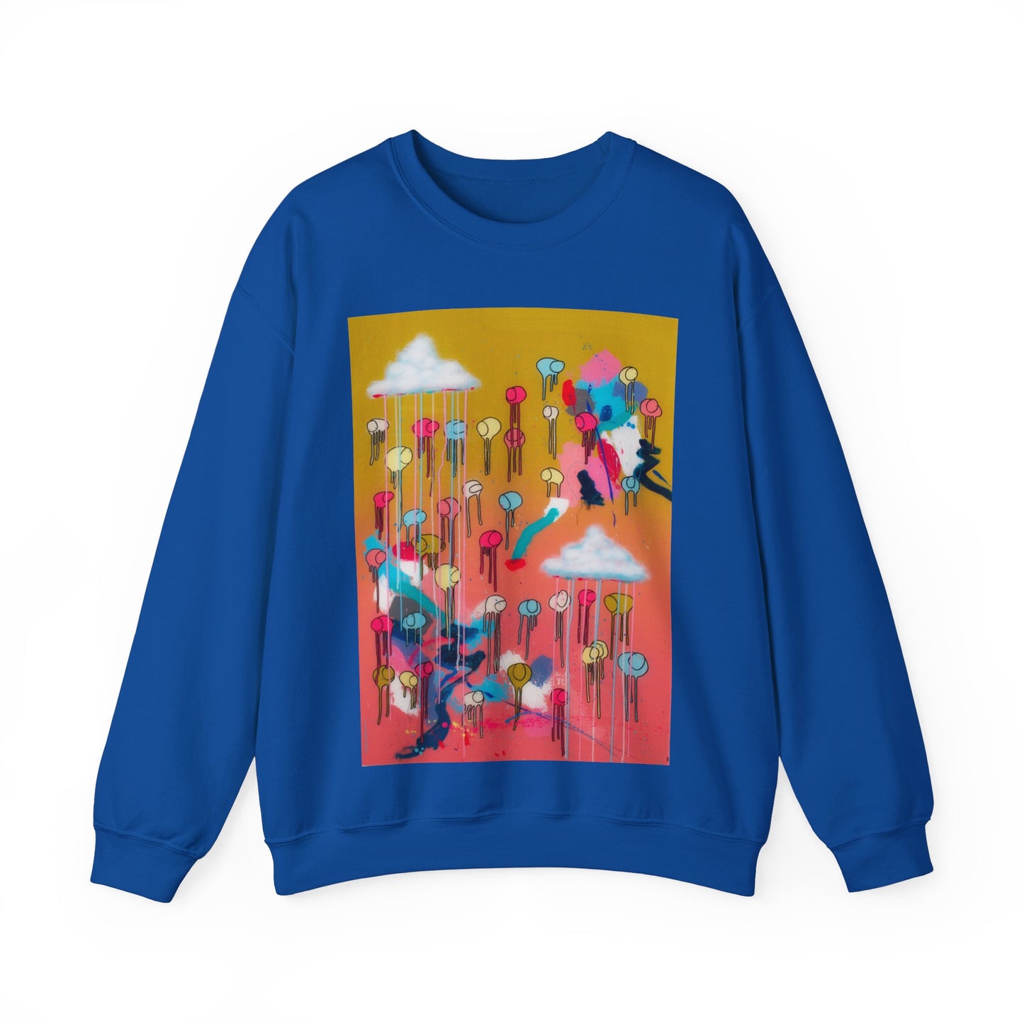 RAINING COWS "Bubble Gum Sun" Sweatshirt