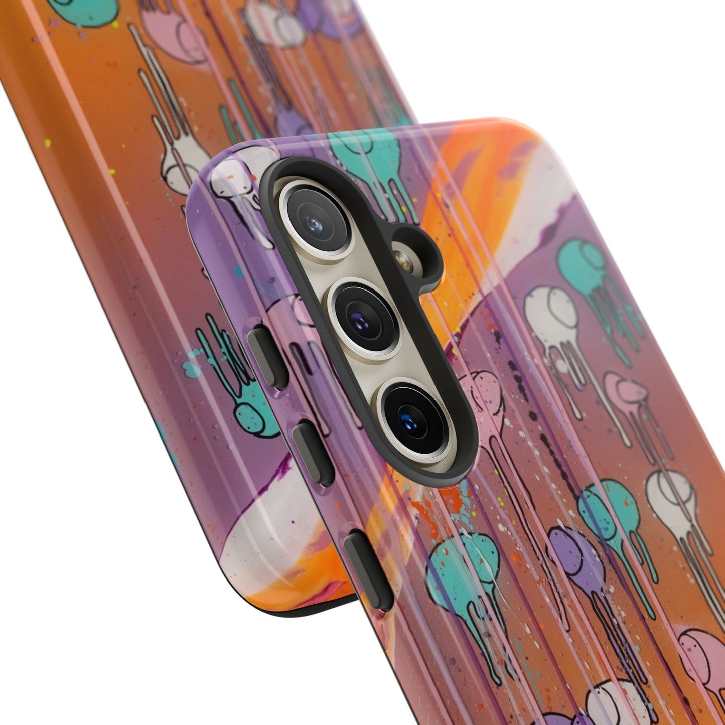 RAINING COWS "Purple Sunset with a Yellow Twist" Phone Case