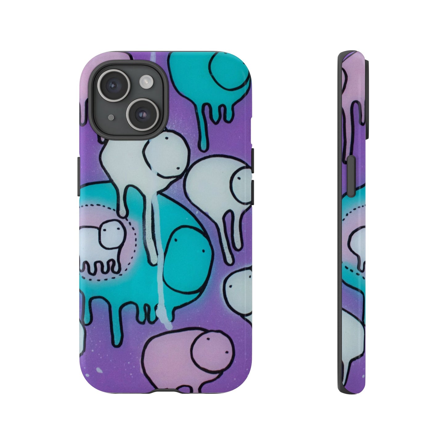 RAINING COWS "Yellow Interference" Phone Case