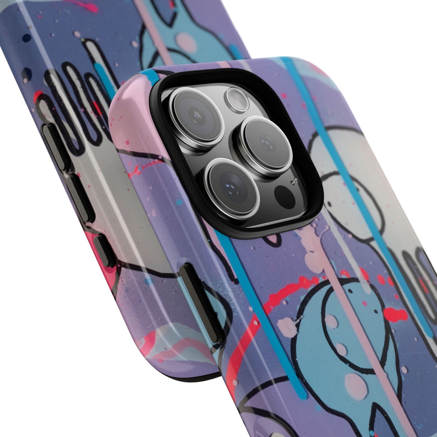 RAINING COWS "Purple Alley Streets" Phone Case