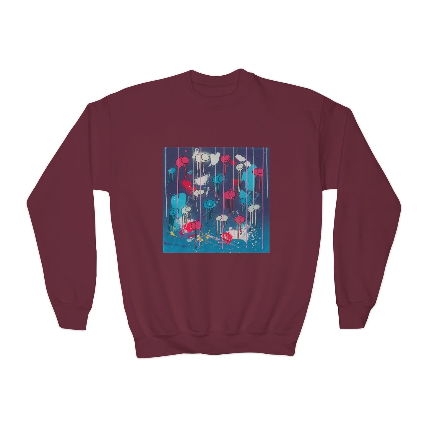 RAINING COWS "Ocean Night Fall" Kids Sweatshirt