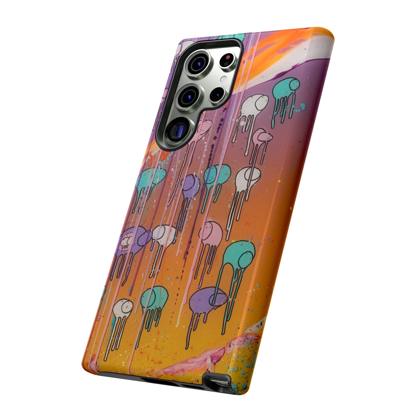 RAINING COWS "Purple Sunset with a Yellow Twist" Phone Case