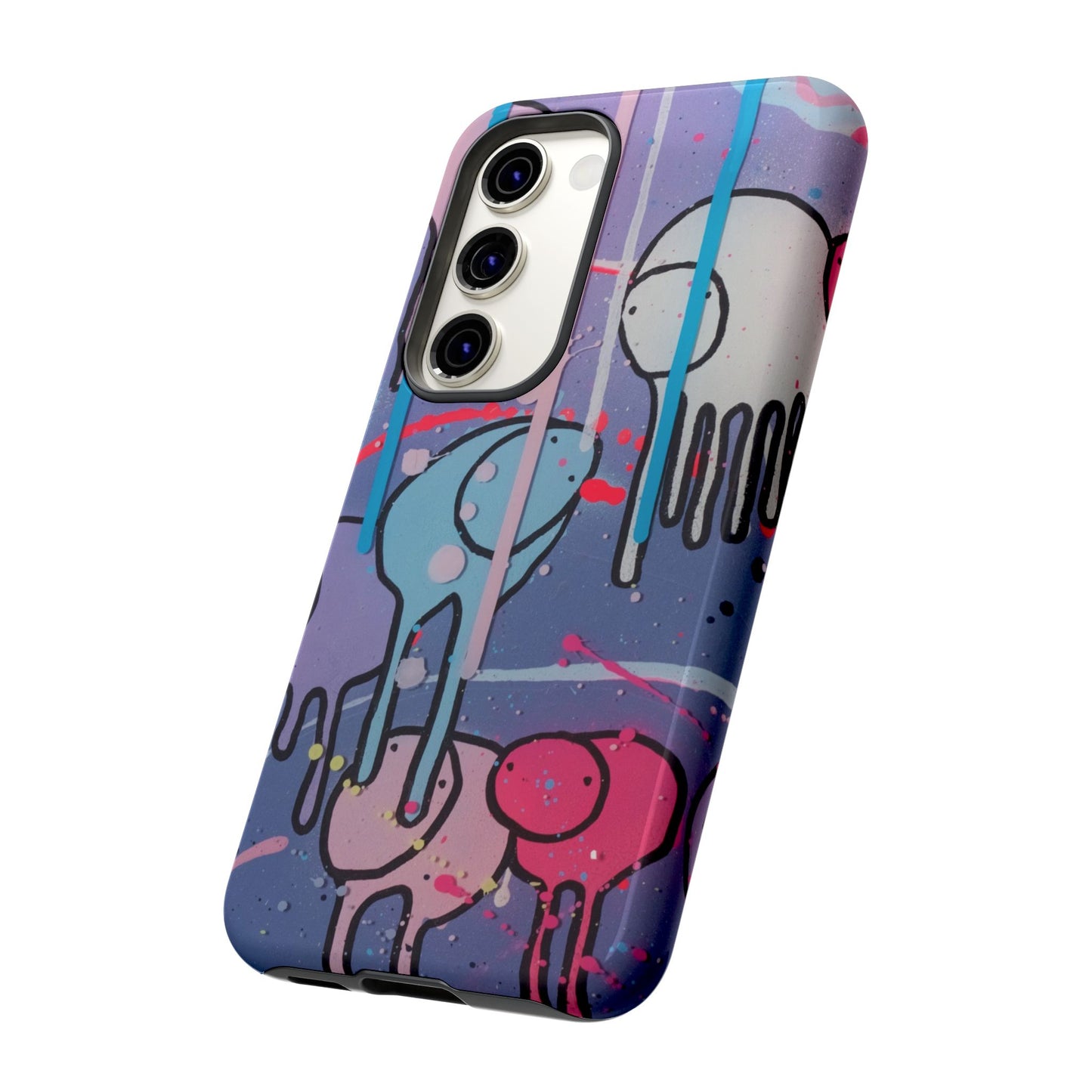 RAINING COWS "Purple Alley Streets" Phone Case