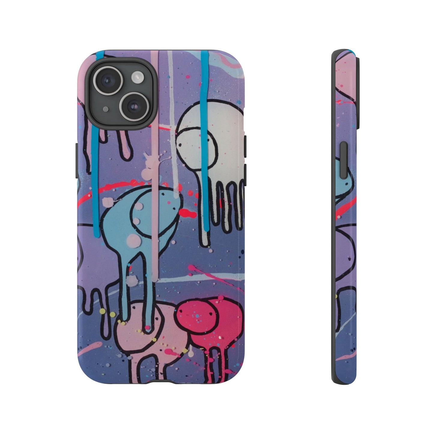 RAINING COWS "Purple Alley Streets" Phone Case