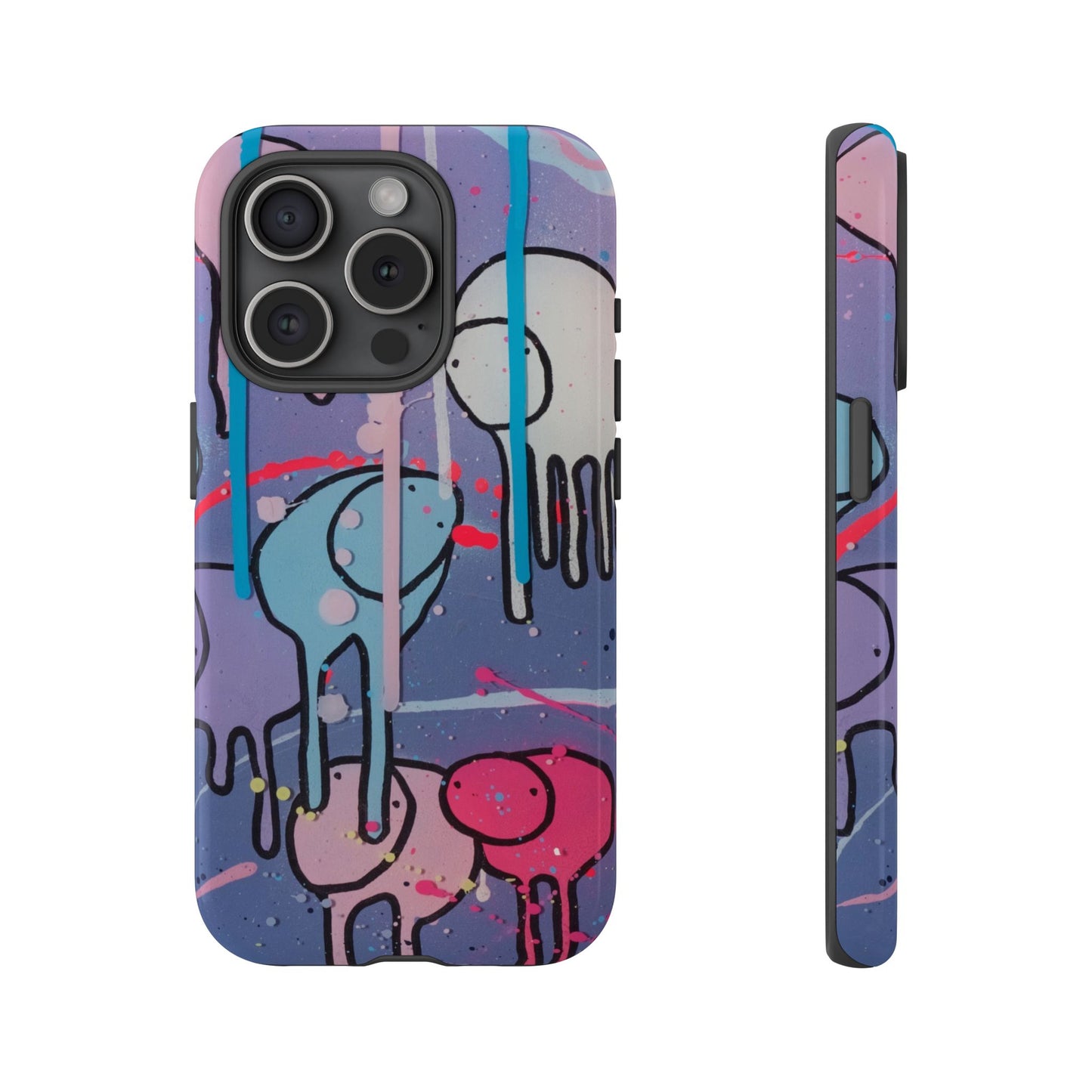 RAINING COWS "Purple Alley Streets" Phone Case