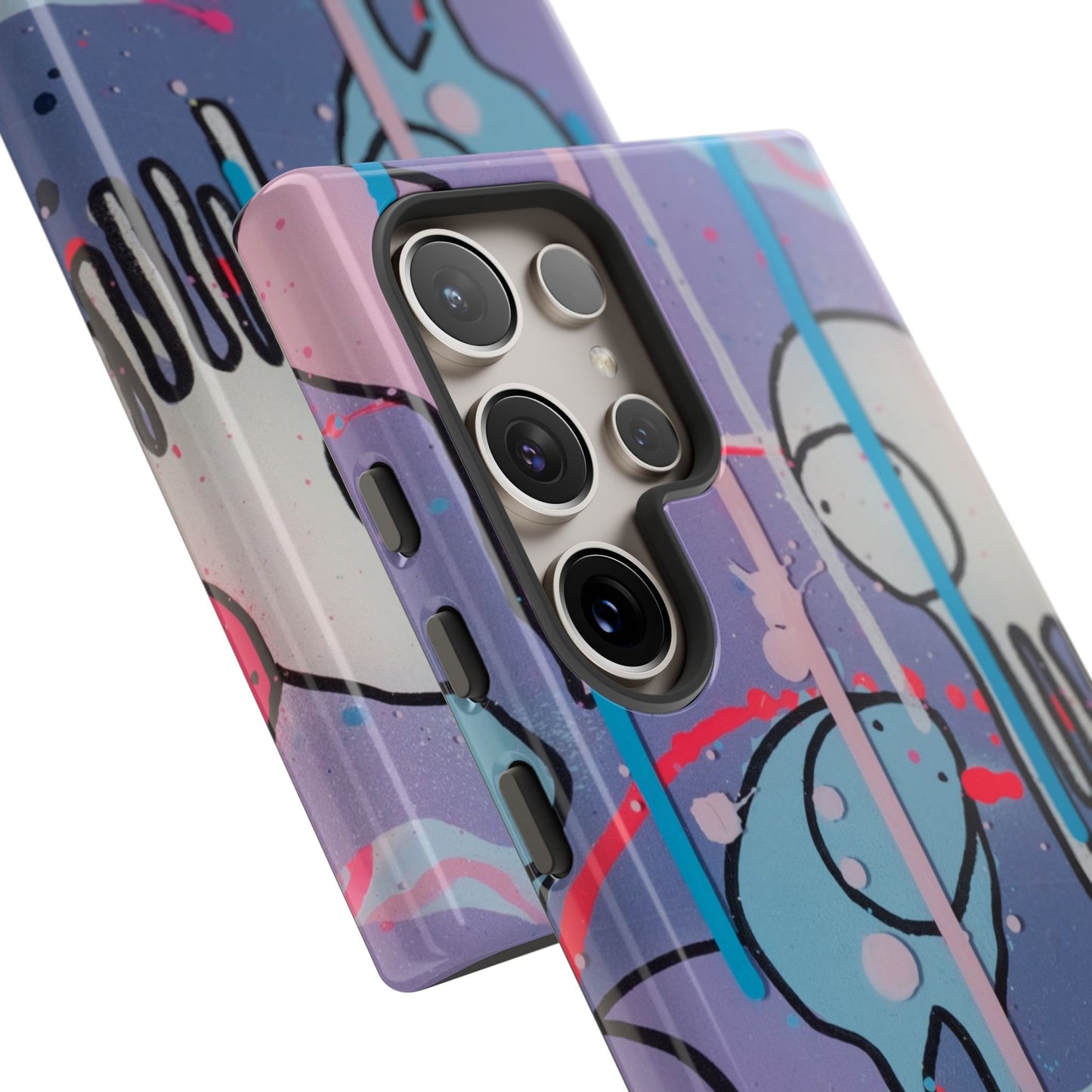 RAINING COWS "Purple Alley Streets" Phone Case