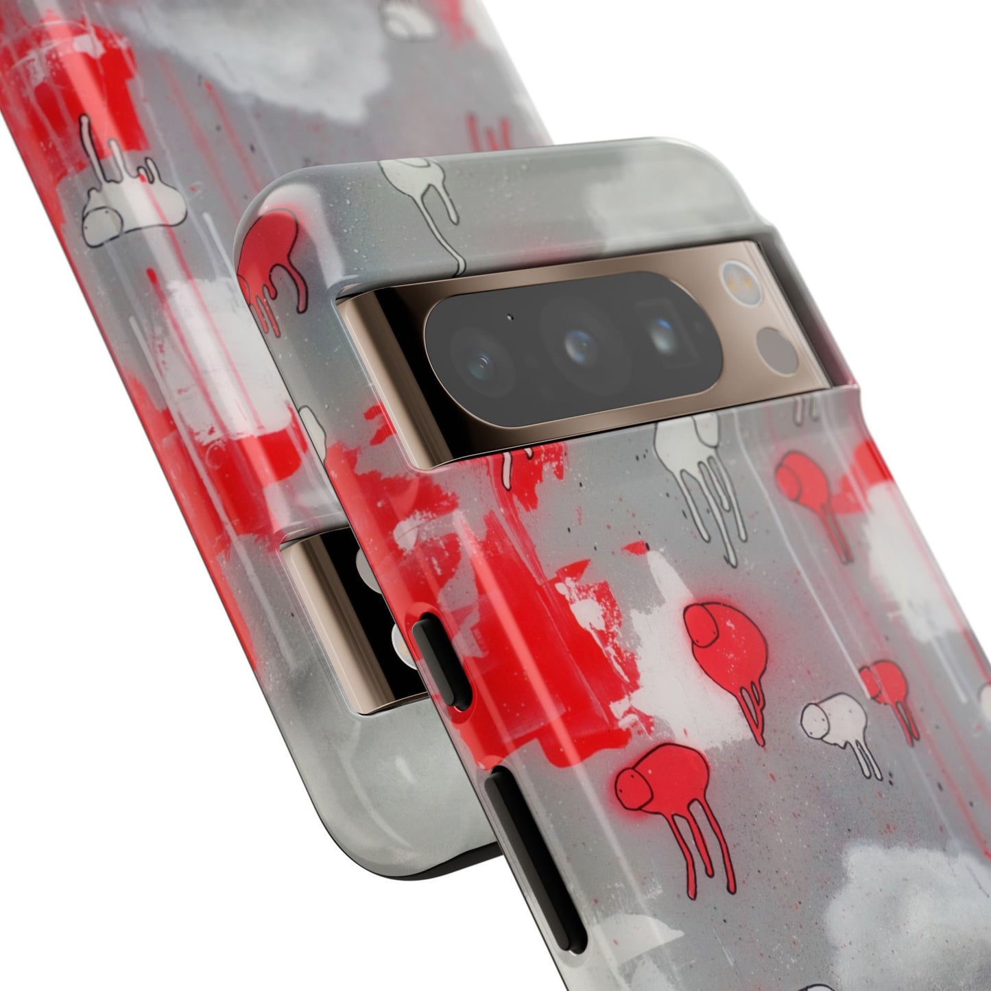 RAINING COWS "Red Falls Night" Phone Case