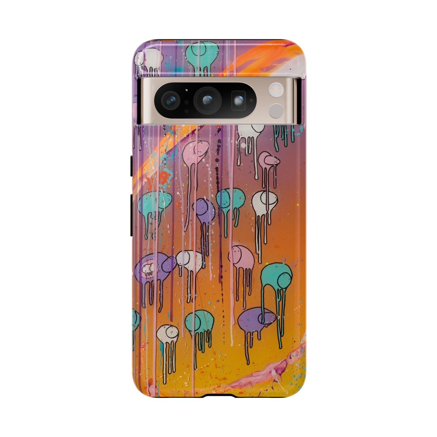 RAINING COWS "Purple Sunset with a Yellow Twist" Phone Case