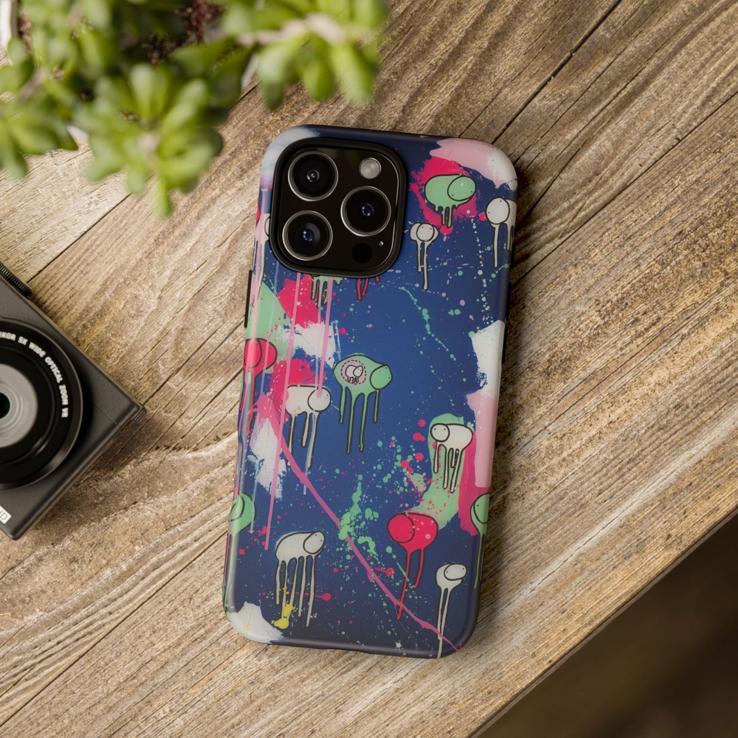 RAINING COWS "The Night Rose Thunder" Phone Case