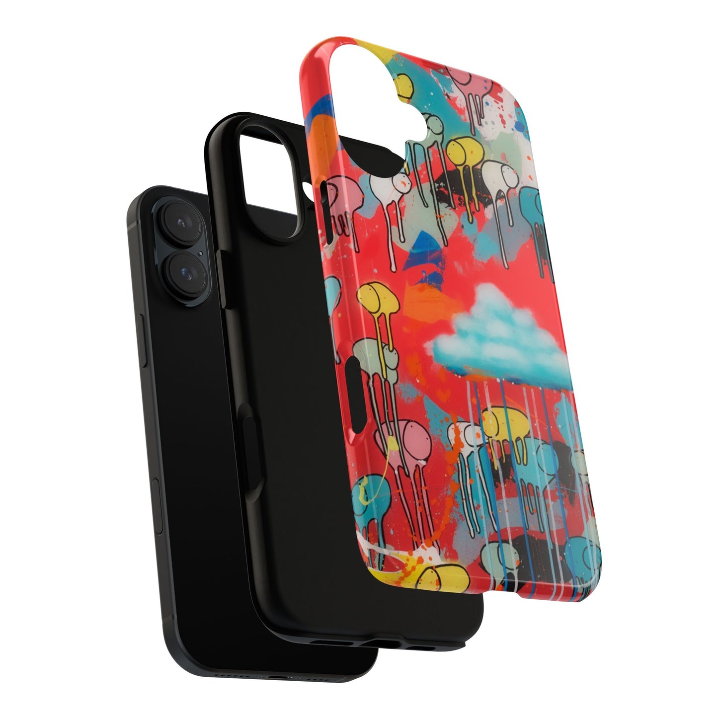 RAINING COWS "Rainbow After the Storm" Phone Case