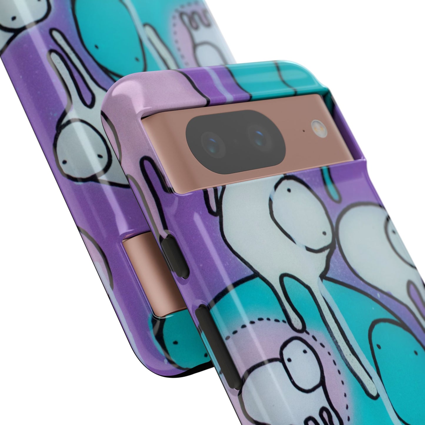 RAINING COWS "Yellow Interference" Phone Case