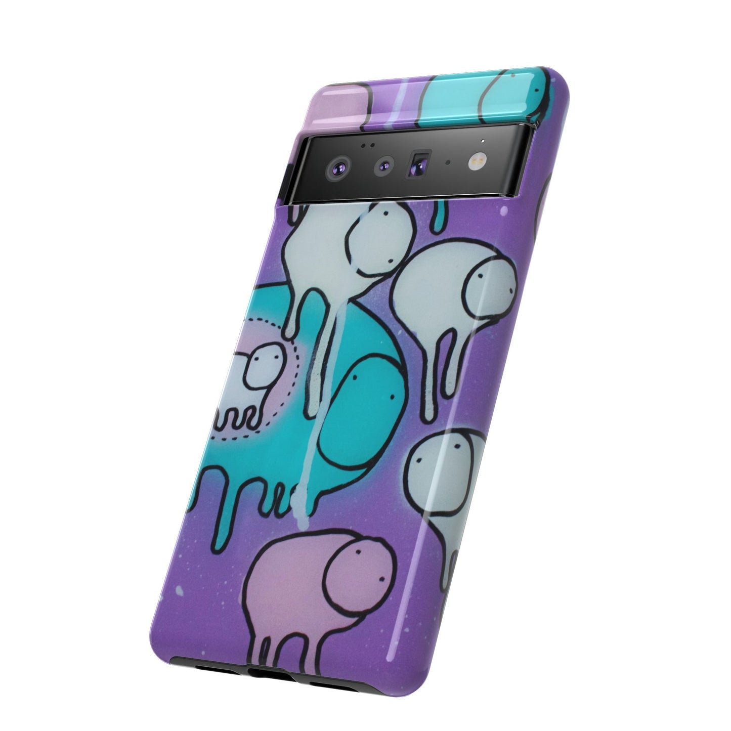 RAINING COWS "Yellow Interference" Phone Case
